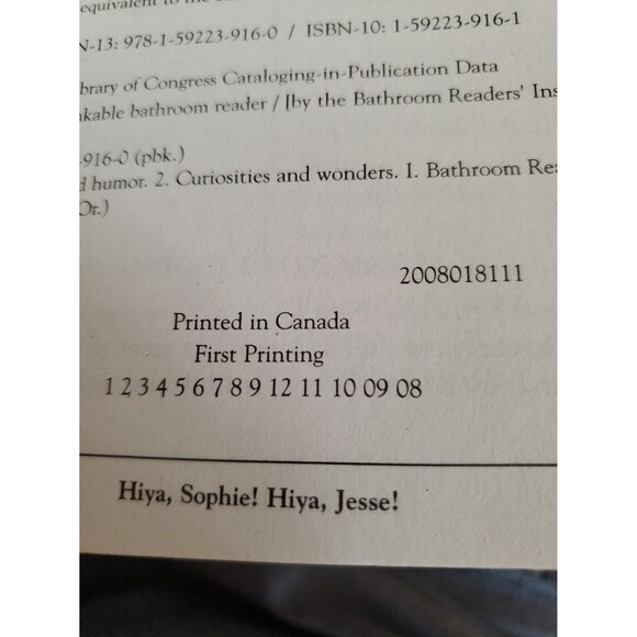 Uncle John's unsinkable bathroom reader paperback Book - Picture 9 of 9